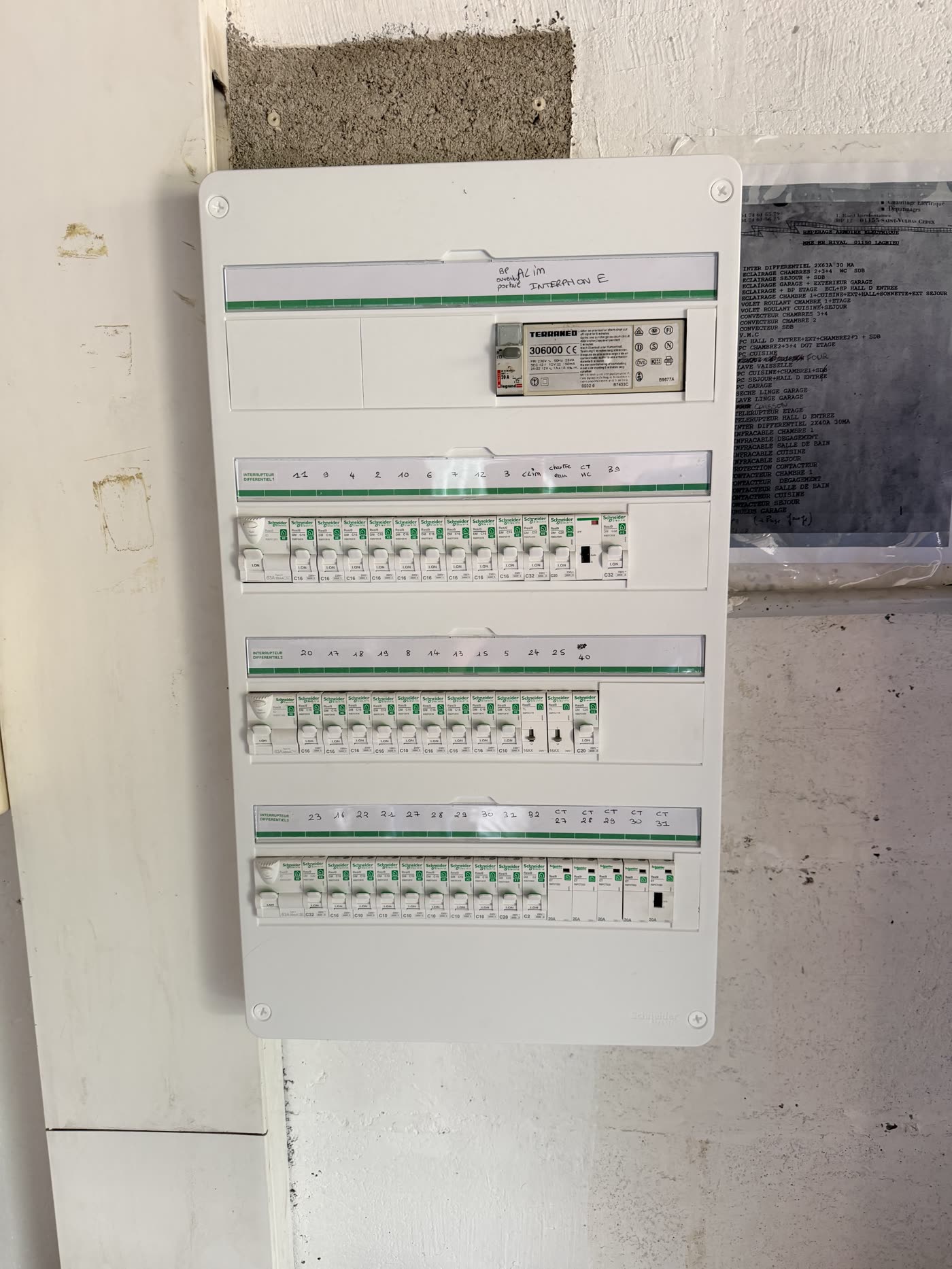 Tableau électrique et climatisation réalisés par Speed Elec Ambérieu